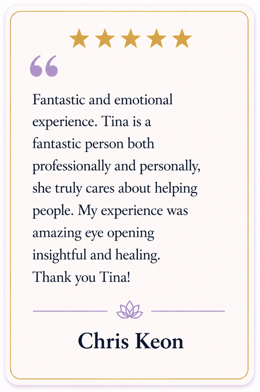 Testimonial 1